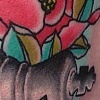 poppies and chess pieces