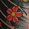 girl with cherry blossoms