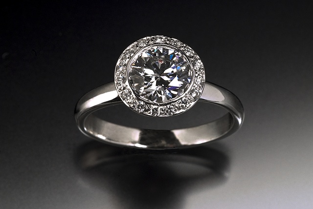 Cast, One of a kind, engagement, diamond, white gold, 14k white gold, 14k, carved, wax, carved in wax, unique 