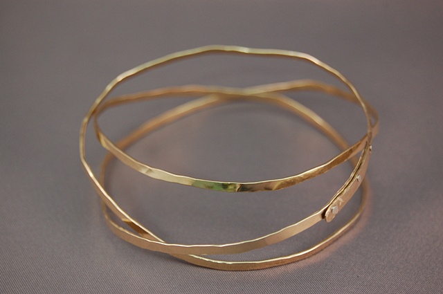 Gold-Filled Orbital Bangle