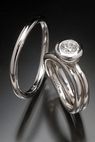 Classic Engagement and Wedding Rings