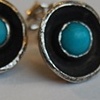 Oxidized Cabochon Satellites