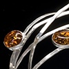 Amber Solar System Bangle and Earrings