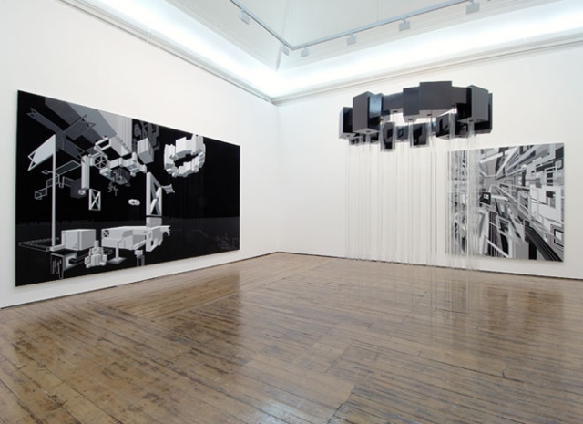 From left to right - 5464 KRtG, Untitled, An Added Degree of Vividness