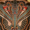 three headed cobra peacock of death
