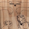 Pre-Carved Alice in Wonderland Board for Collaborative Art Project
