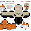 Portrait of Zombie Jay Papercraft Kit
