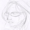 Quick sketch of Beth on a day out in New York