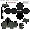 Selfportrait Ninja Sheriff Papercraft Kit