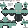 The Teddybear Gatherer Papercraft Kit Template 