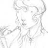 Lady with book