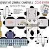 Portrait of Zombie Campbell Papercraft Kit