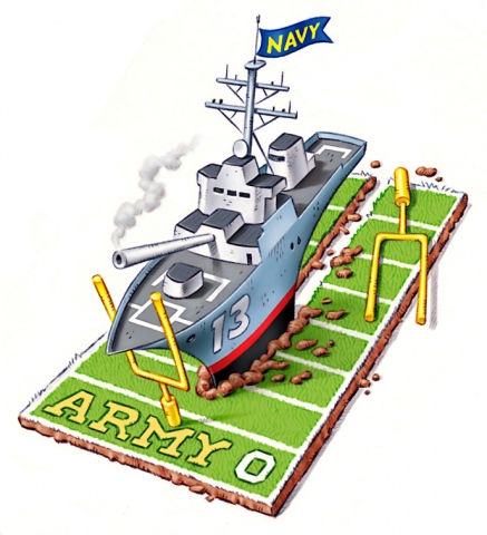 Navy Beats Army (at home)