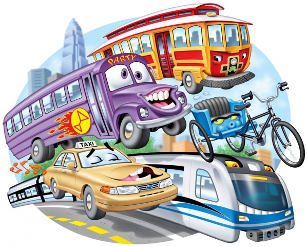 party bus illustration by Phill Flanders