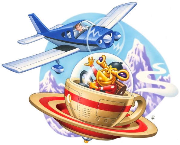 Flying Saucer (with Cup)