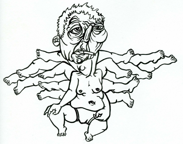 leg winged meditator