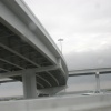 Commute #25 (overpass & white car)