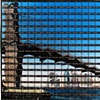 40#07 New York Skyline at Brooklyn Bridge