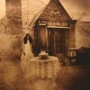 Woman with Birthday Cake