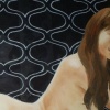 Woman as Wallpaper (Blue)