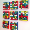 Modular Paintings (Part-bodies with Eyes and Ears) II 2007