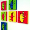 Six Paintings of Similar Images 2007