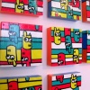 Modular Paintings (Part-bodies with Eyes and Ears) II