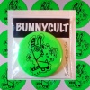 WhatUp Bunny pins - flourescent green