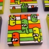 Modular Paintings (Part-bodies with Eyes and Ears) I