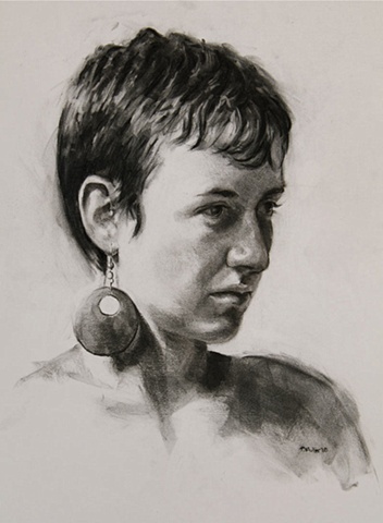 Girl With The Large Earring