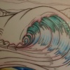 unfinished wave scene