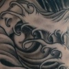 red tail hawk inner arm