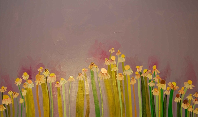 Chamomile Field in Periwinkle 