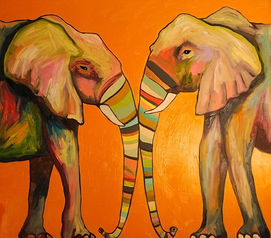 Painted Elephants