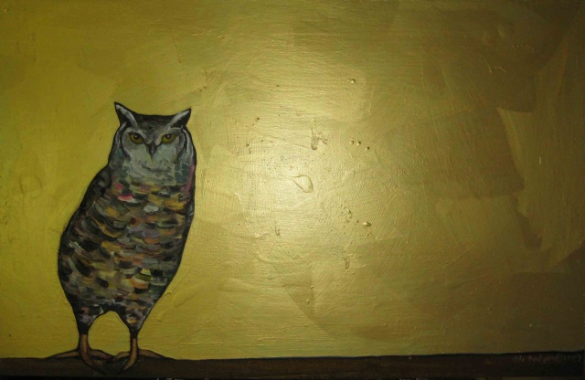Owl in Gold