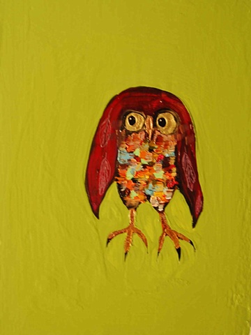 Owl in Green