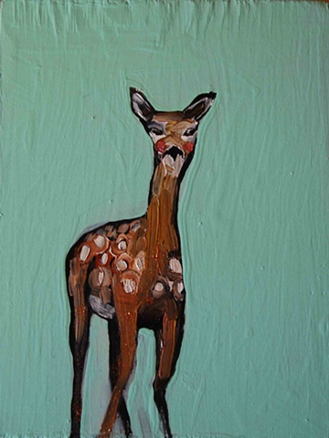 Spotted Deer in Peppermint