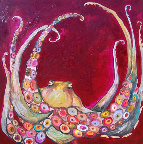 Octopus in Plum