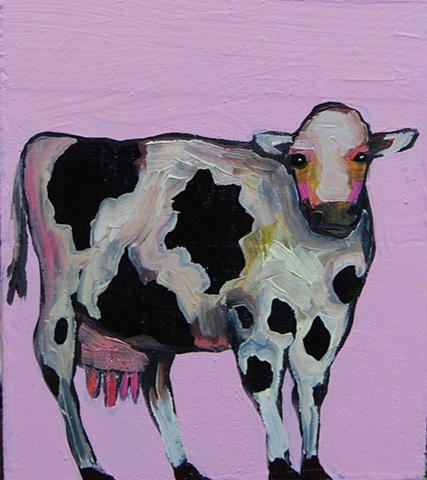 Tiny Cow in Pink