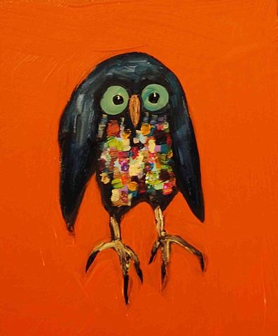 Owl in True Orange