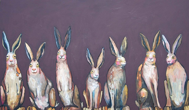 Seven Rabbits in Licorice