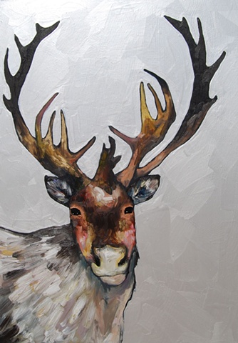 Caribou in Metallic Pearl White