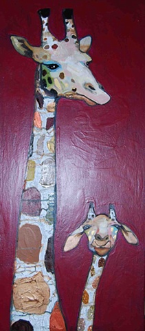 Glitter Baby Giraffe