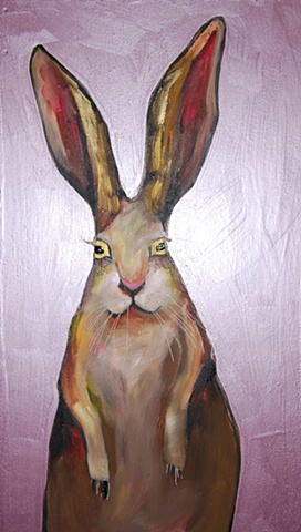 Rabbit in Metallic Pink