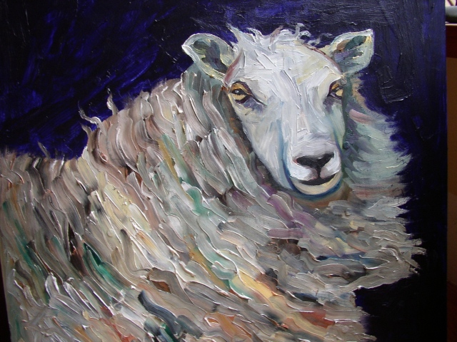 Sheep in Dark