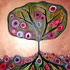 Cherry Tree in Metallic Butterscotch