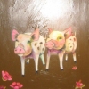 pigs in coffee and cream