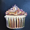 Cupcake in Glossy Black
