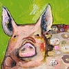 Spotted Pig in Electric Fern Green