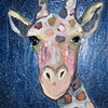 Tiny Giraffe in Starry Sky